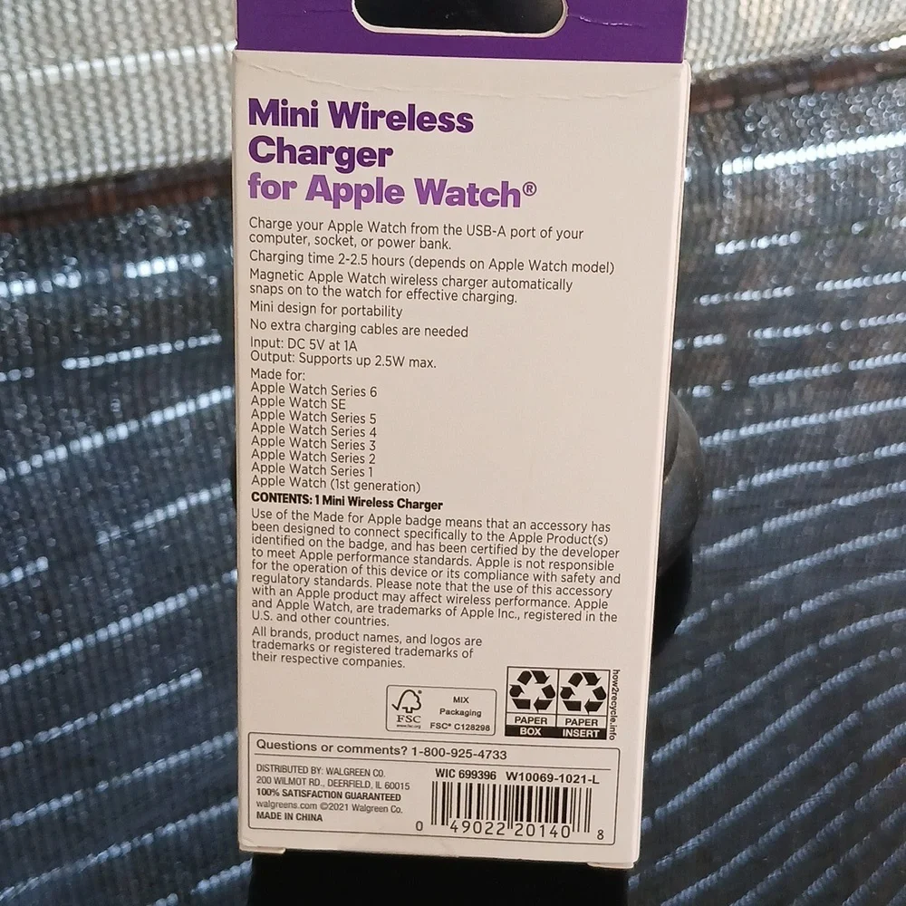 New Infinitive Mini Wireless Charger For Apple Watch